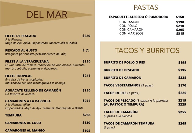 Restaurante Maderas Menu - Image 2