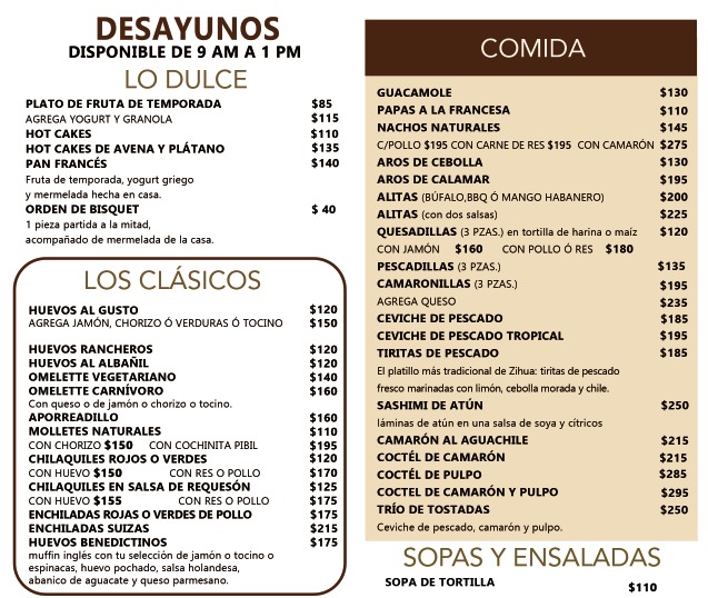 Restaurante Maderas Menu - Image 3